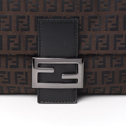 Fendi Zucchino Vitello Baguette Black Moro 10 of 10