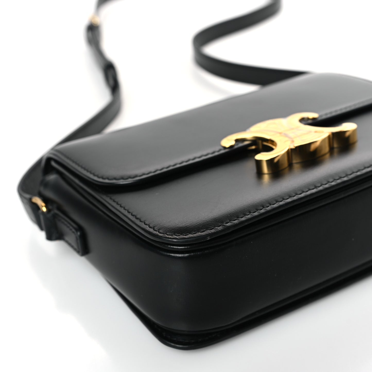 Shiny Calfskin Teen Triomphe Black