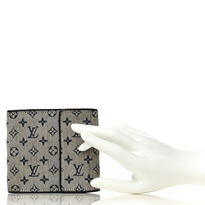 Louis Vuitton Mini Monogram Compact Wallet Blue 2 of 29