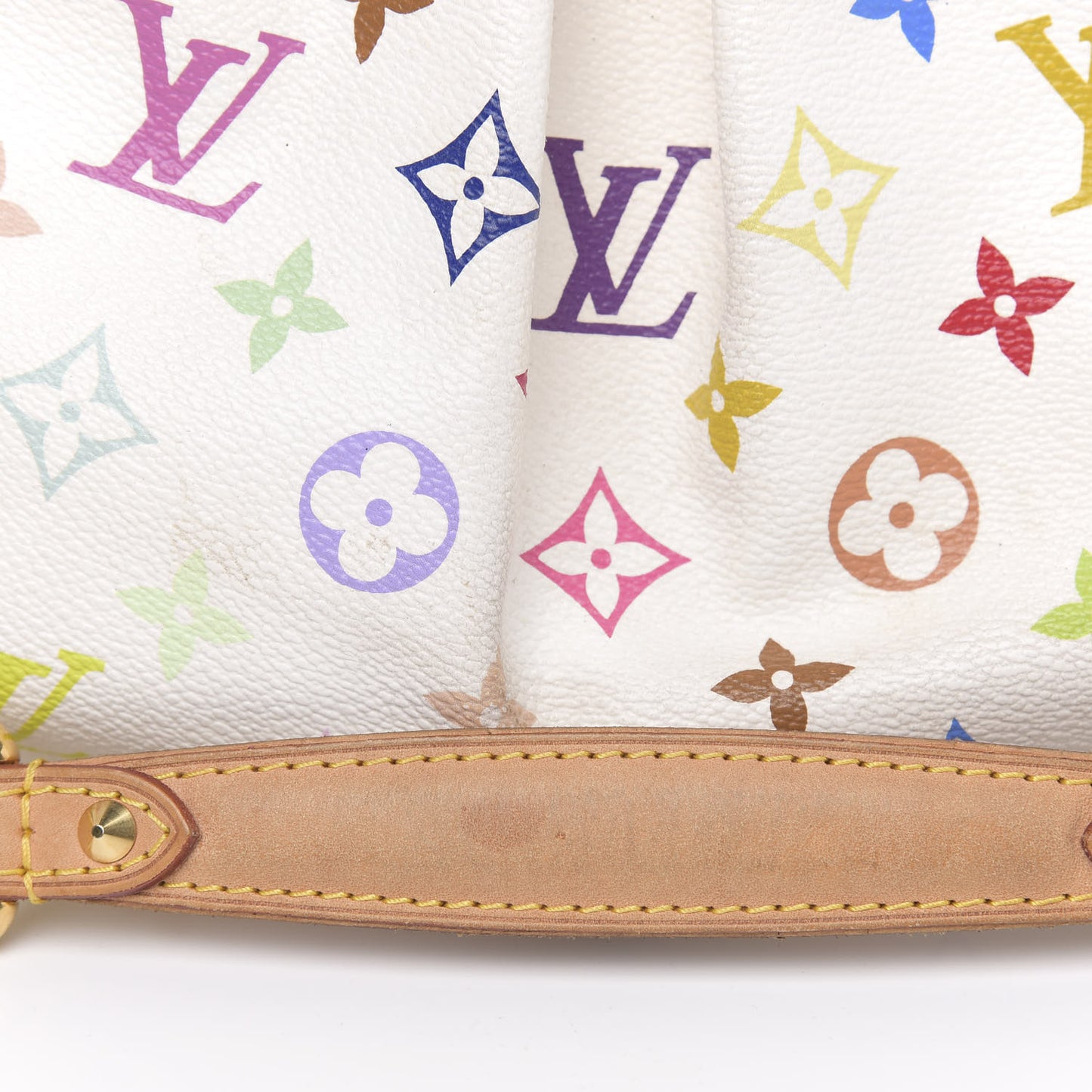 Monogram Multicolor Judy GM White