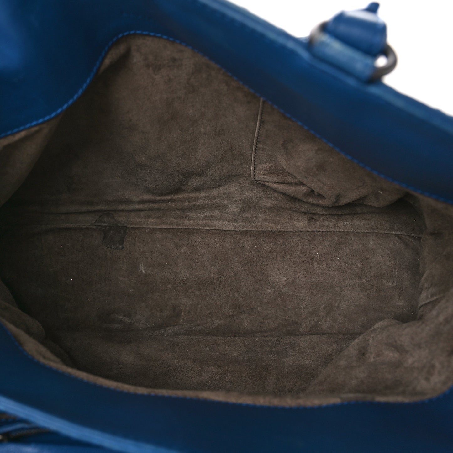 Nappa Intrecciato Milano Tote Blue