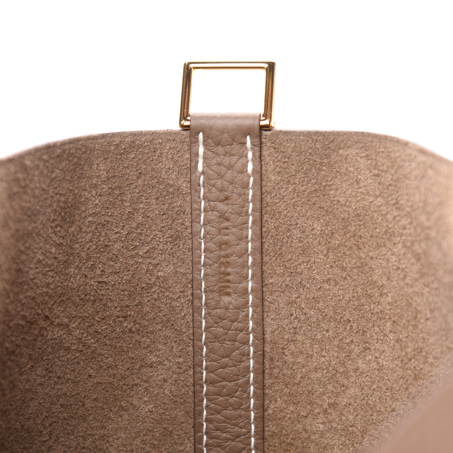 Hermes Taurillon Clemence Picotin Lock 22 MM Etoupe 7 of 10