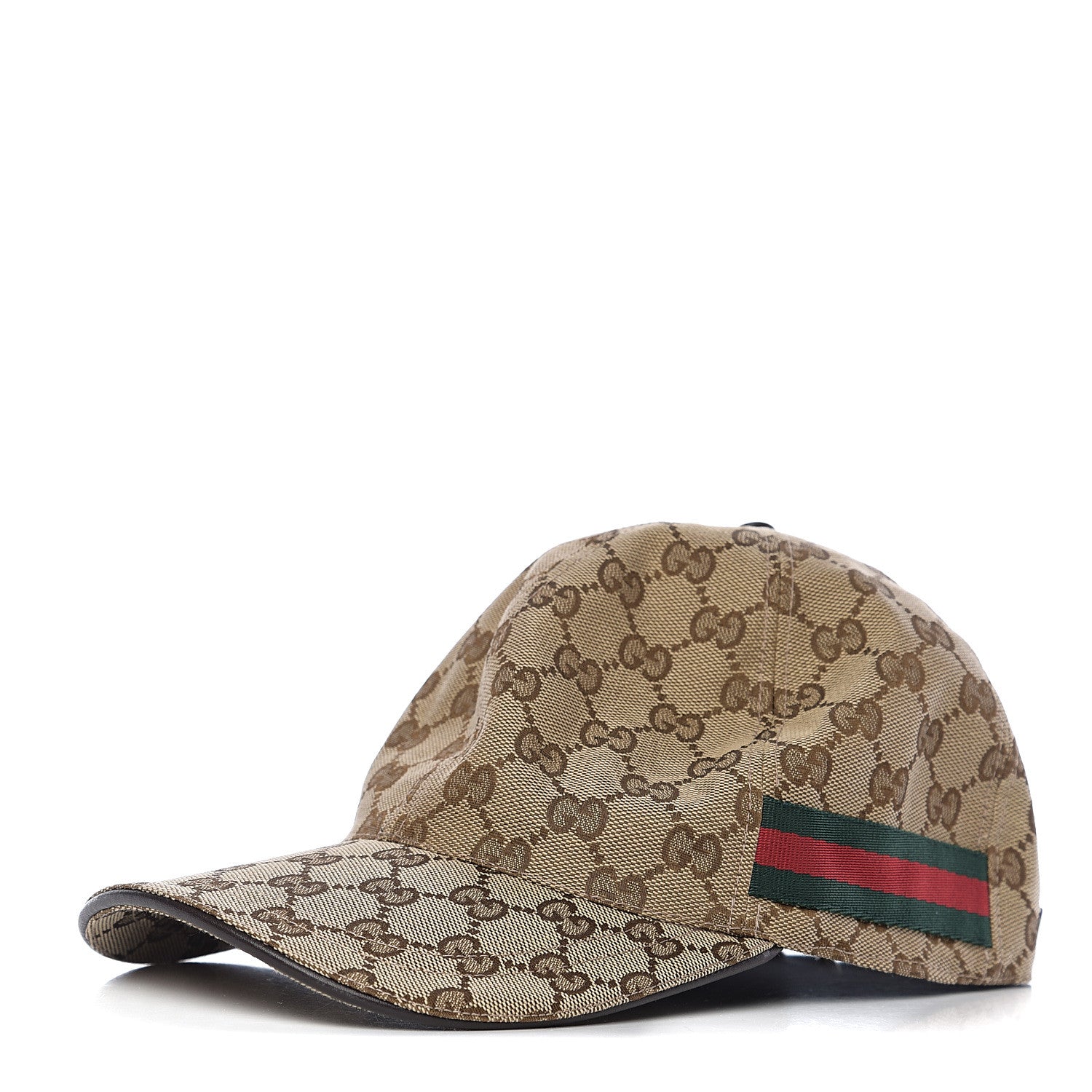 Gucci Monogram Web Baseball Hat M Beige Cocoa 1 of 5