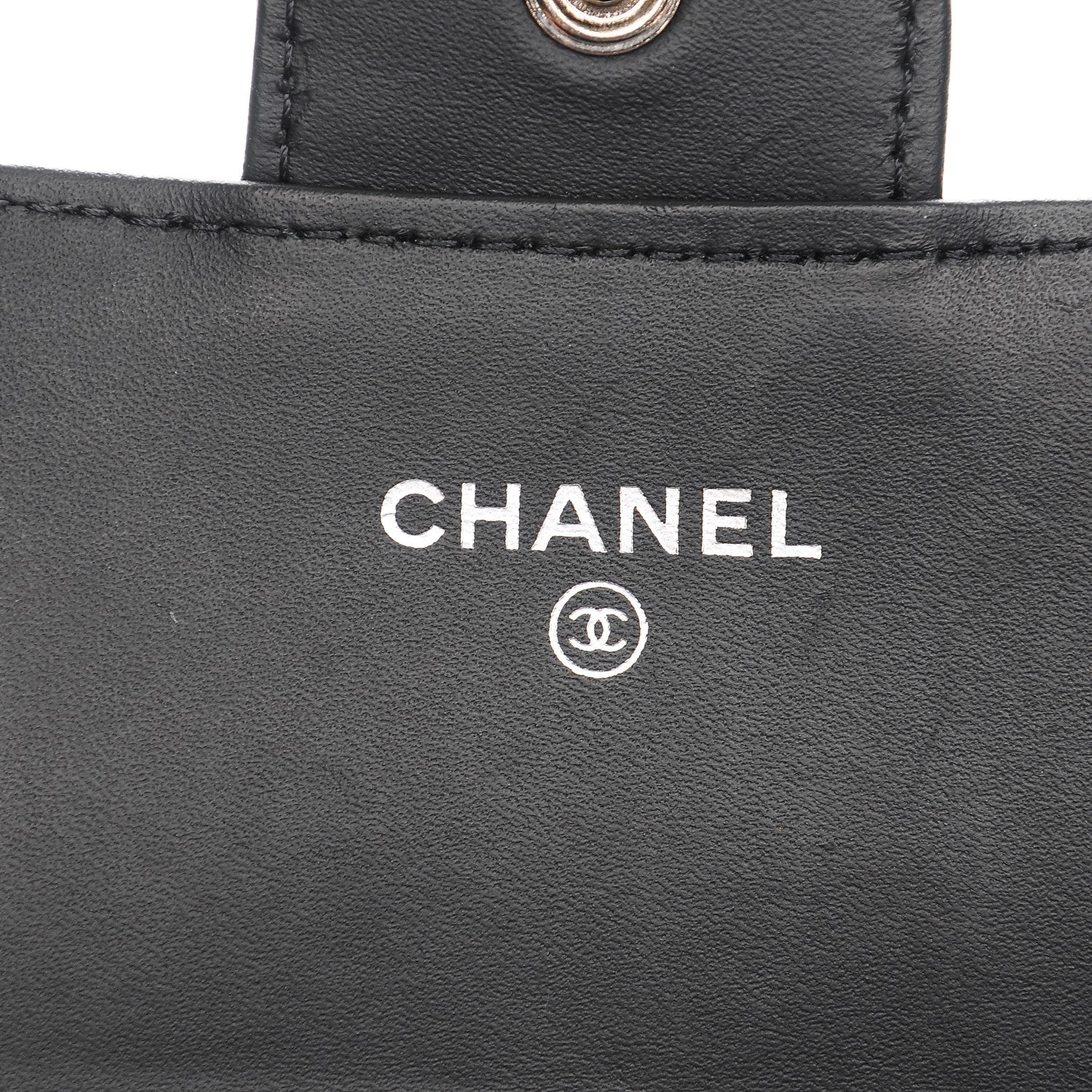 Chanel Patent Calfskin Quilted Large Flap Wallet Black 6 of 9