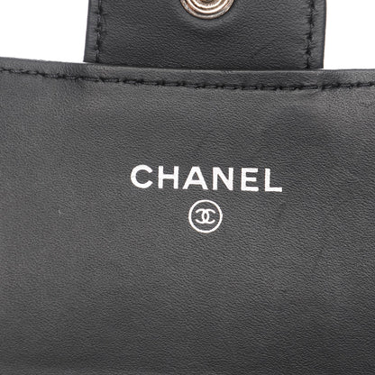 Chanel Patent Calfskin Quilted Large Flap Wallet Black 6 of 9