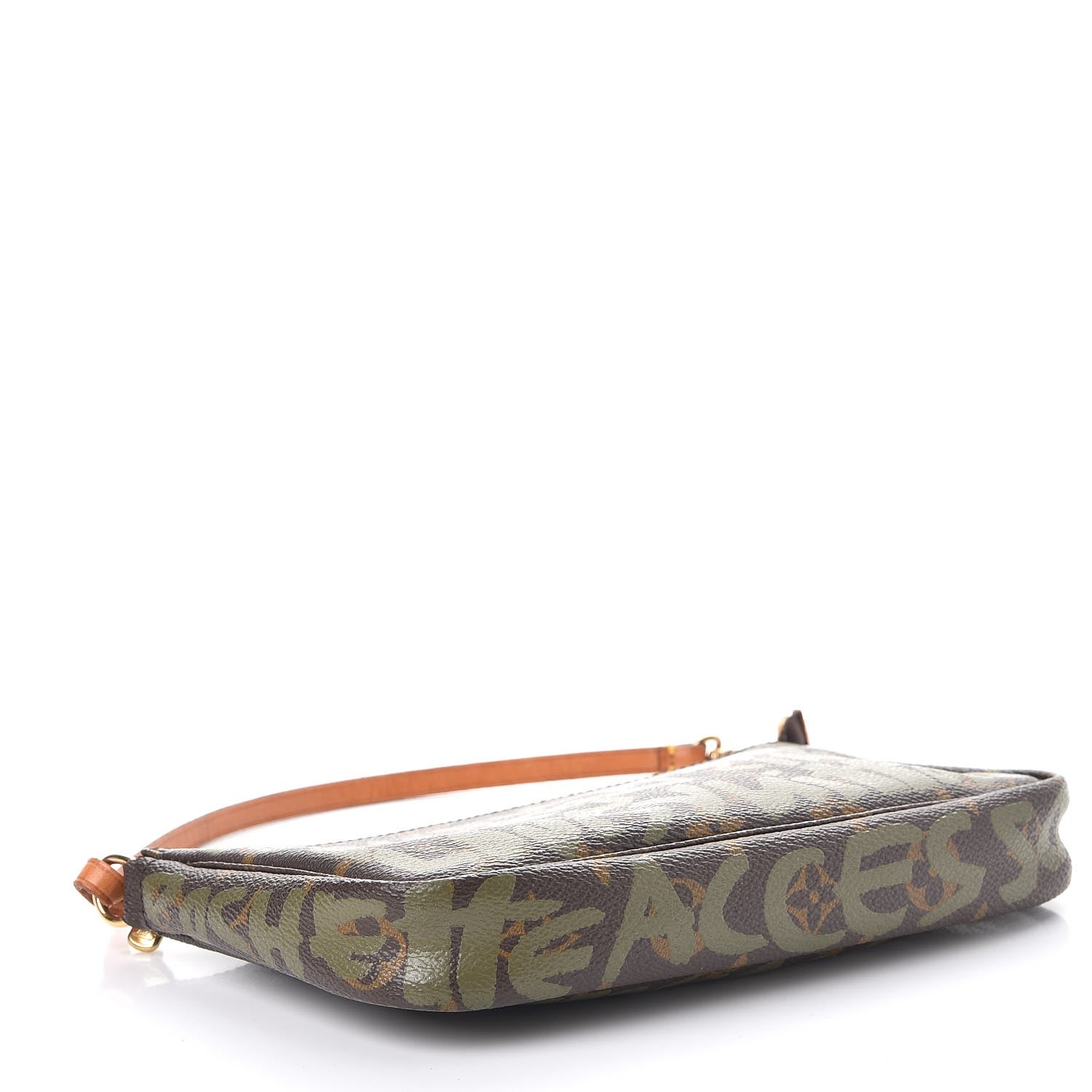 Louis Vuitton Monogram Graffiti Pochette Accessories Kaki 4 of 7