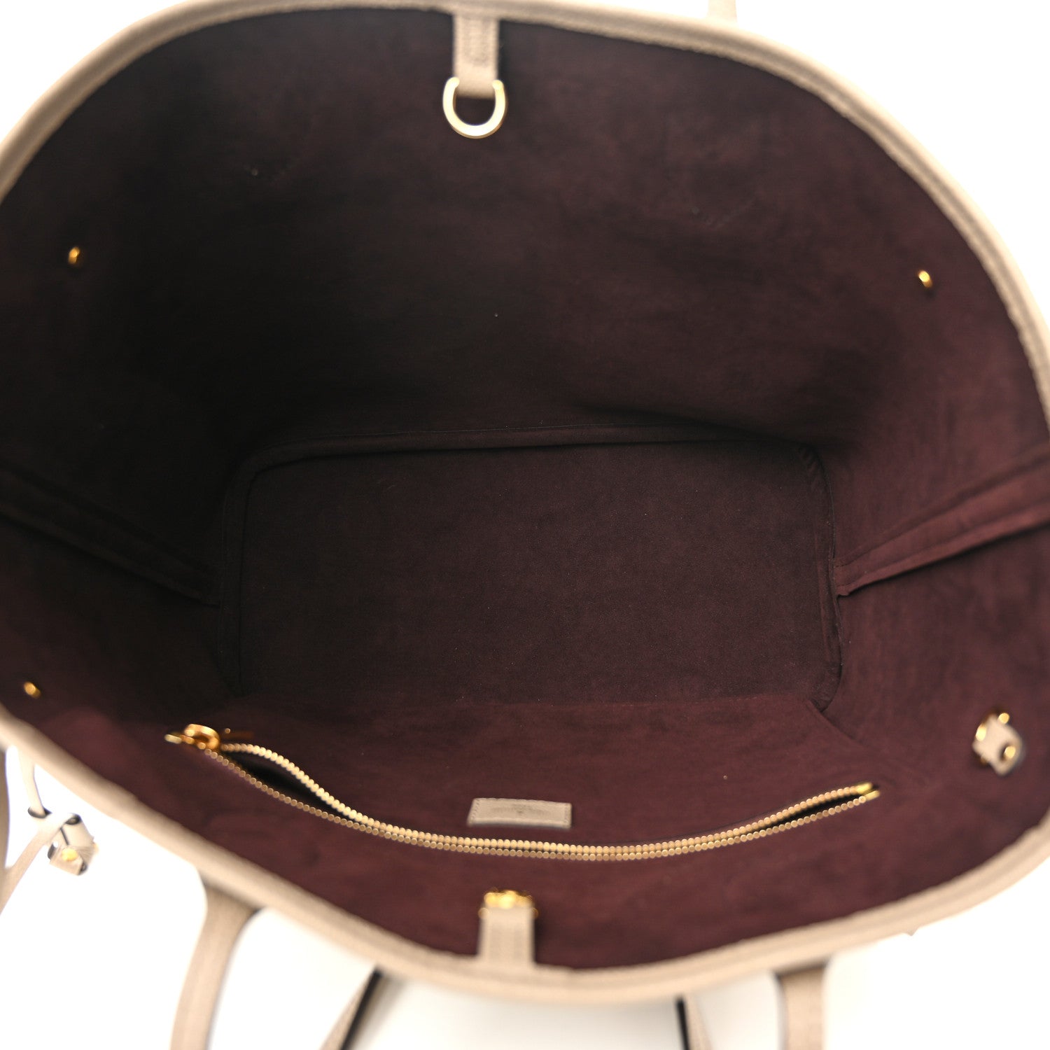 Louis Vuitton Empreinte Monogram Giant Neverfull MM Tourterelle 5 of 10