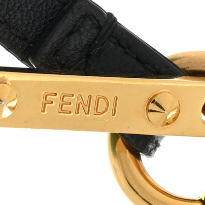 Fendi Fox Fur FF Reloaded Pom Pom Bag Charm Green Black 3 of 4