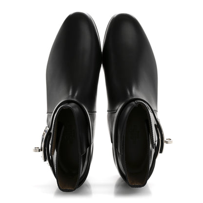 Hermes Calfskin Neo Low Boots 37.5 Black 2 of 10
