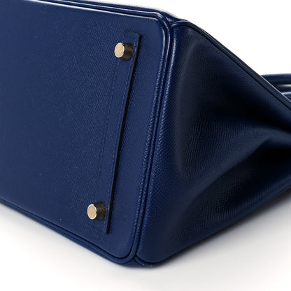 Hermes Epsom Birkin 30 Bleu Saphir 10 of 15