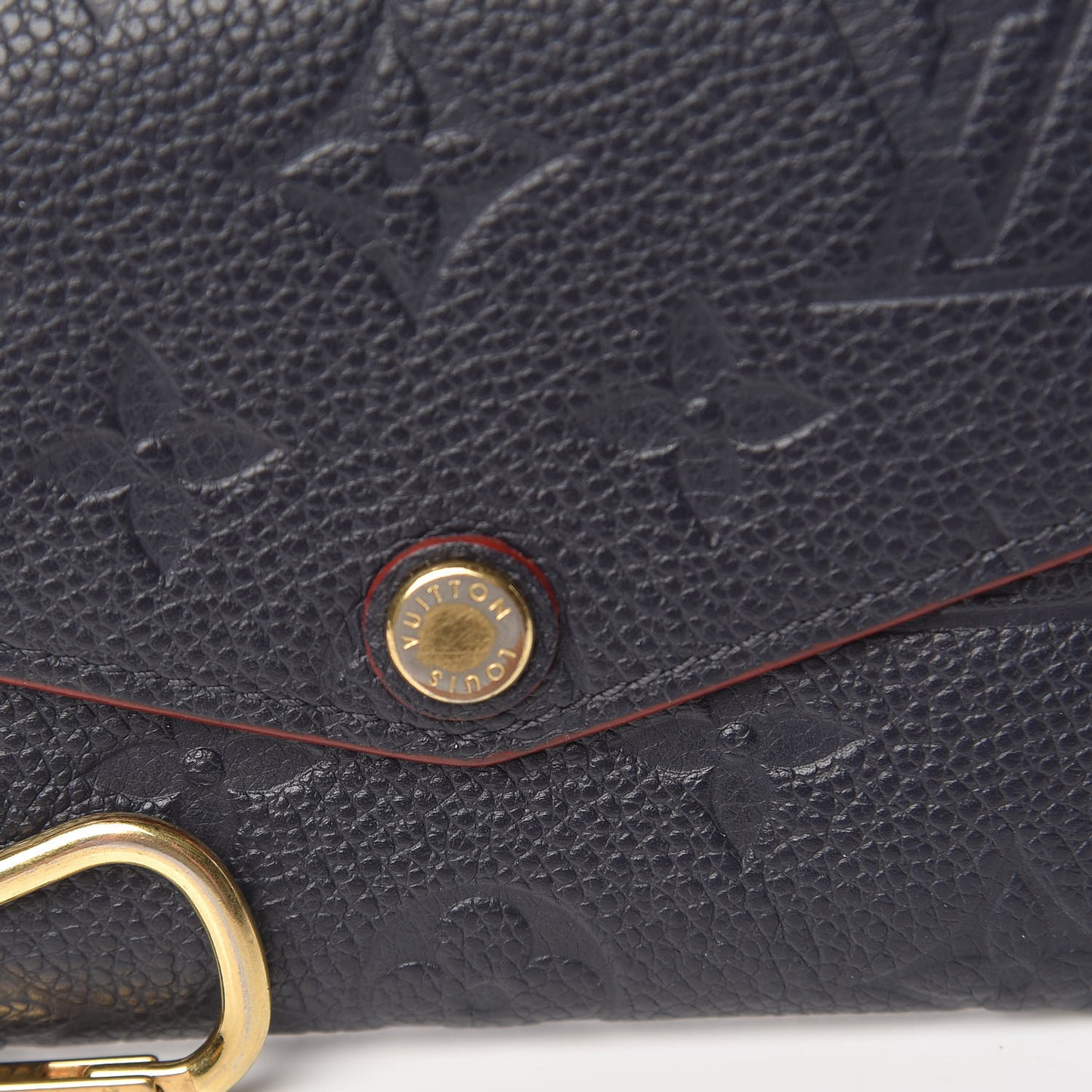 Empreinte Key Pouch Marine Rouge