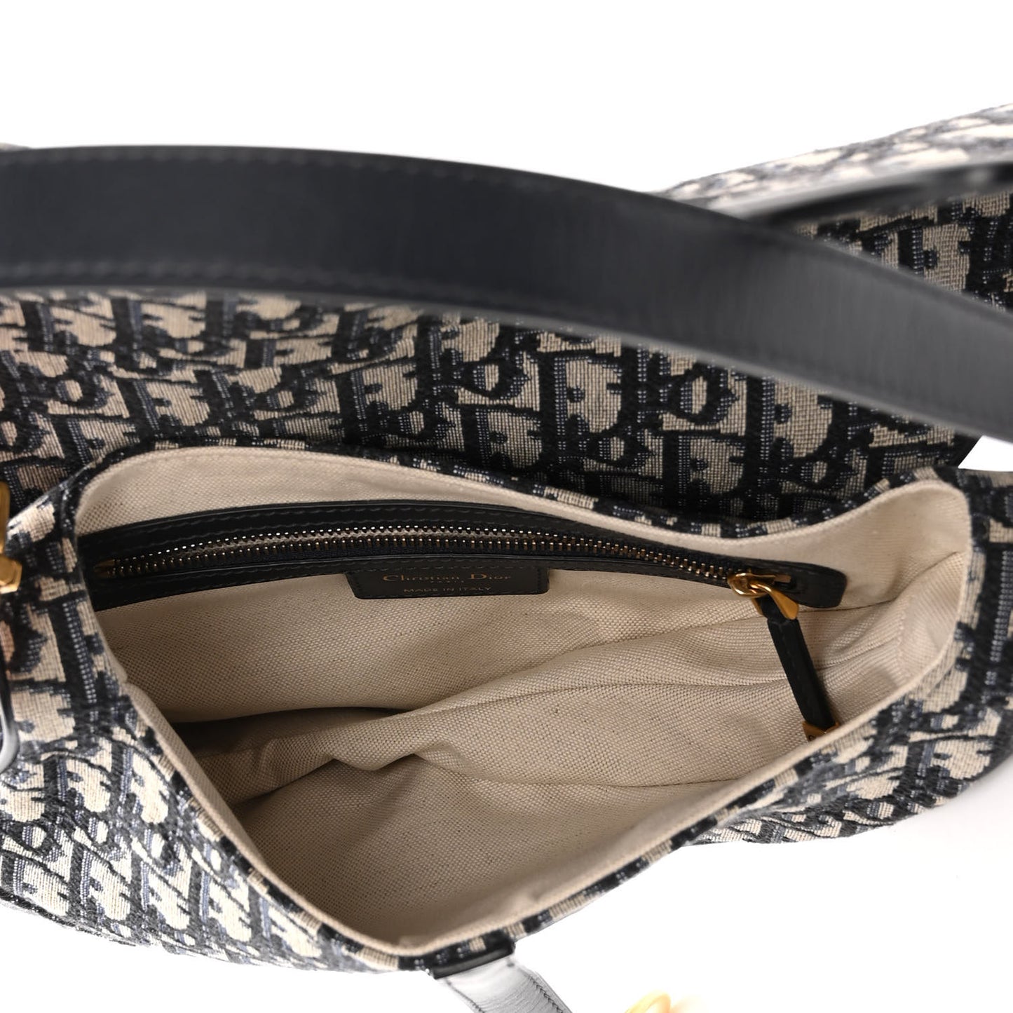 Oblique Saddle Bag Blue
