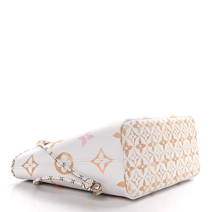 Louis Vuitton Monogram Giant By The Pool 2.0 Neverfull MM Beige 5 of 10