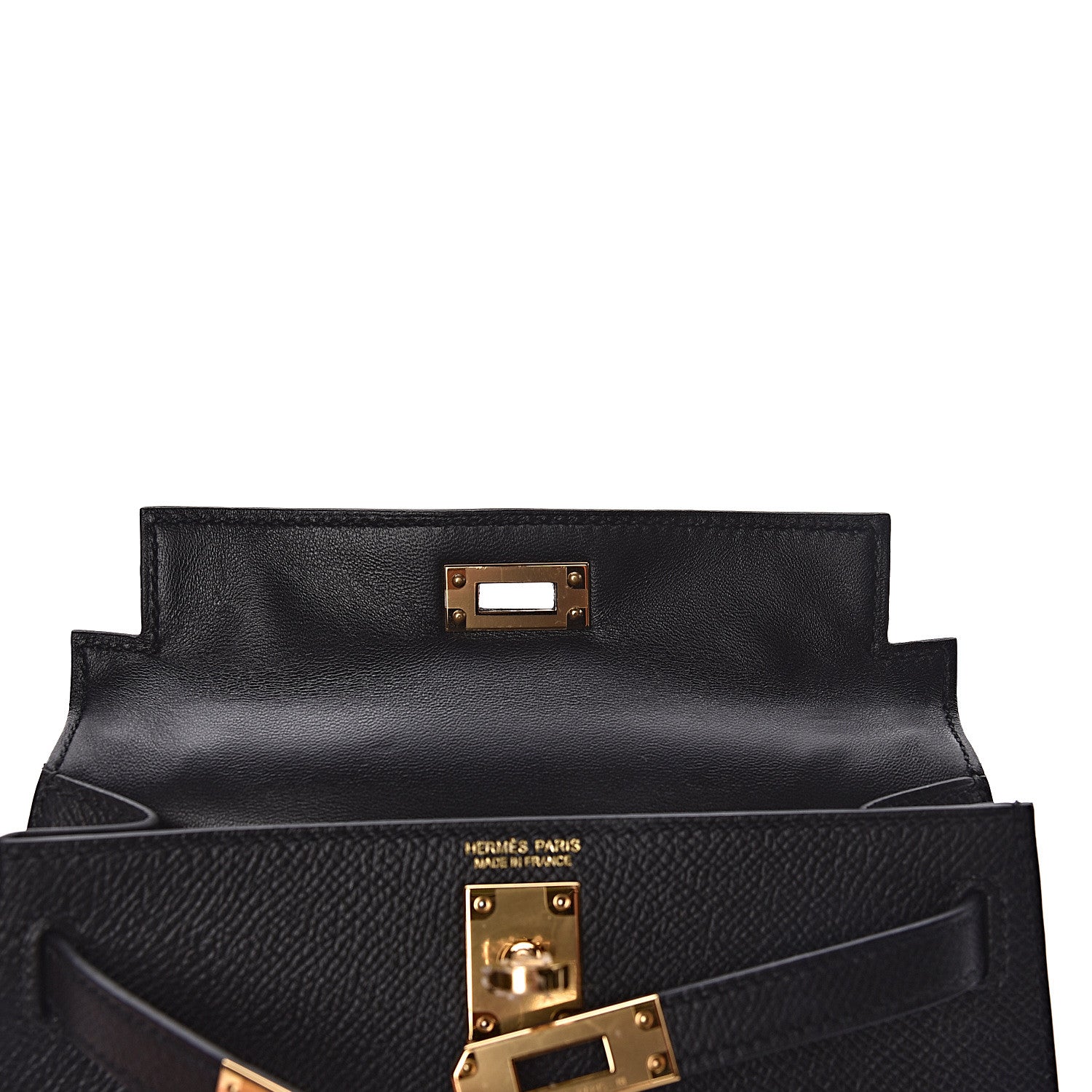 Hermes Epsom Mini Kelly Sellier 20 Black 16 of 31