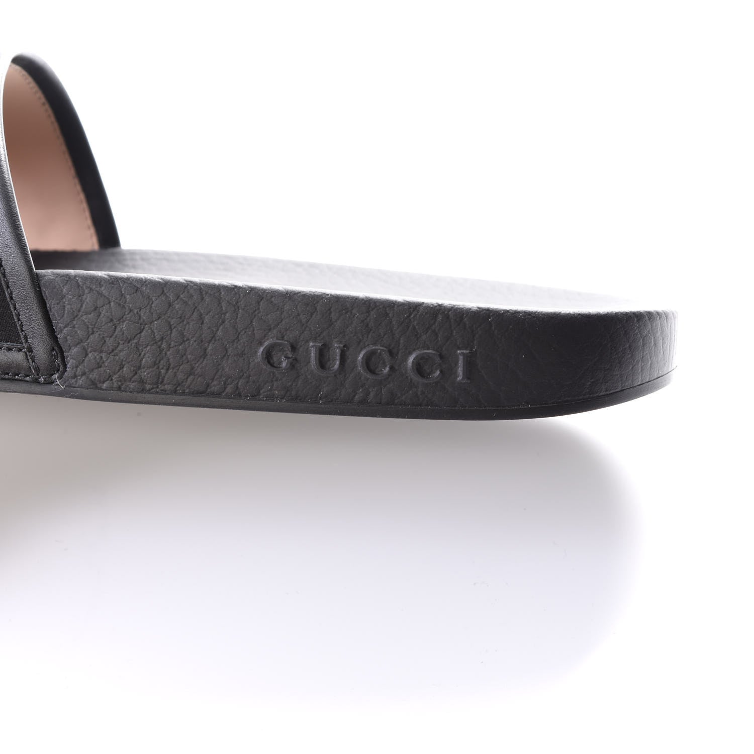 Gucci Satin Web Bow Slide Sandals 41 Black 7 of 9