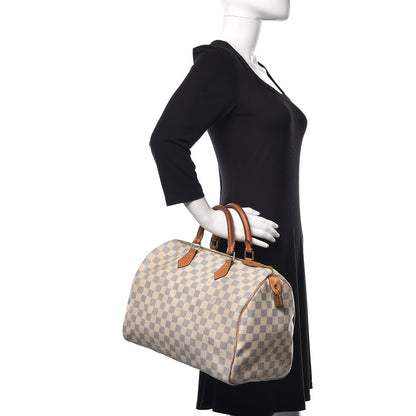 Louis Vuitton Damier Azur Speedy 35 2 of 18