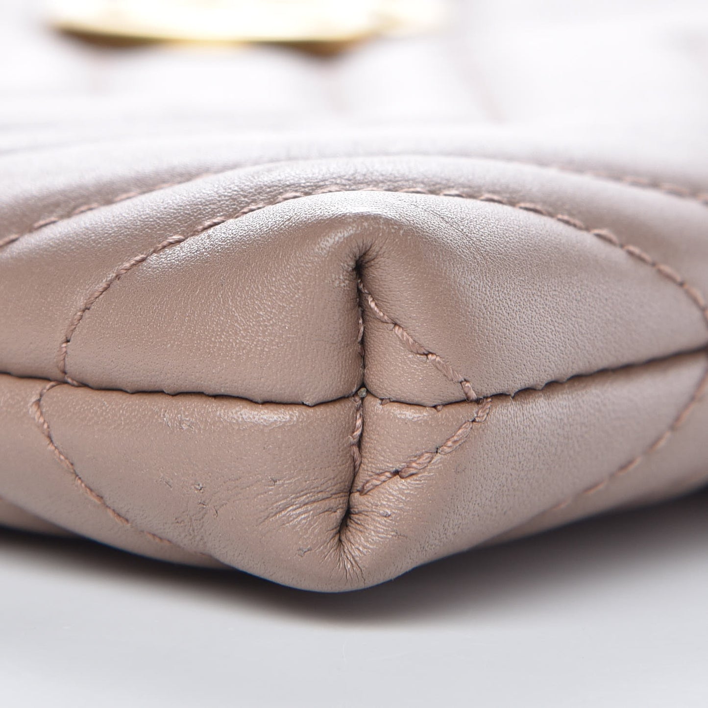 Calfskin Matelasse Mini GG Marmont Chain Bag Porcelain Rose