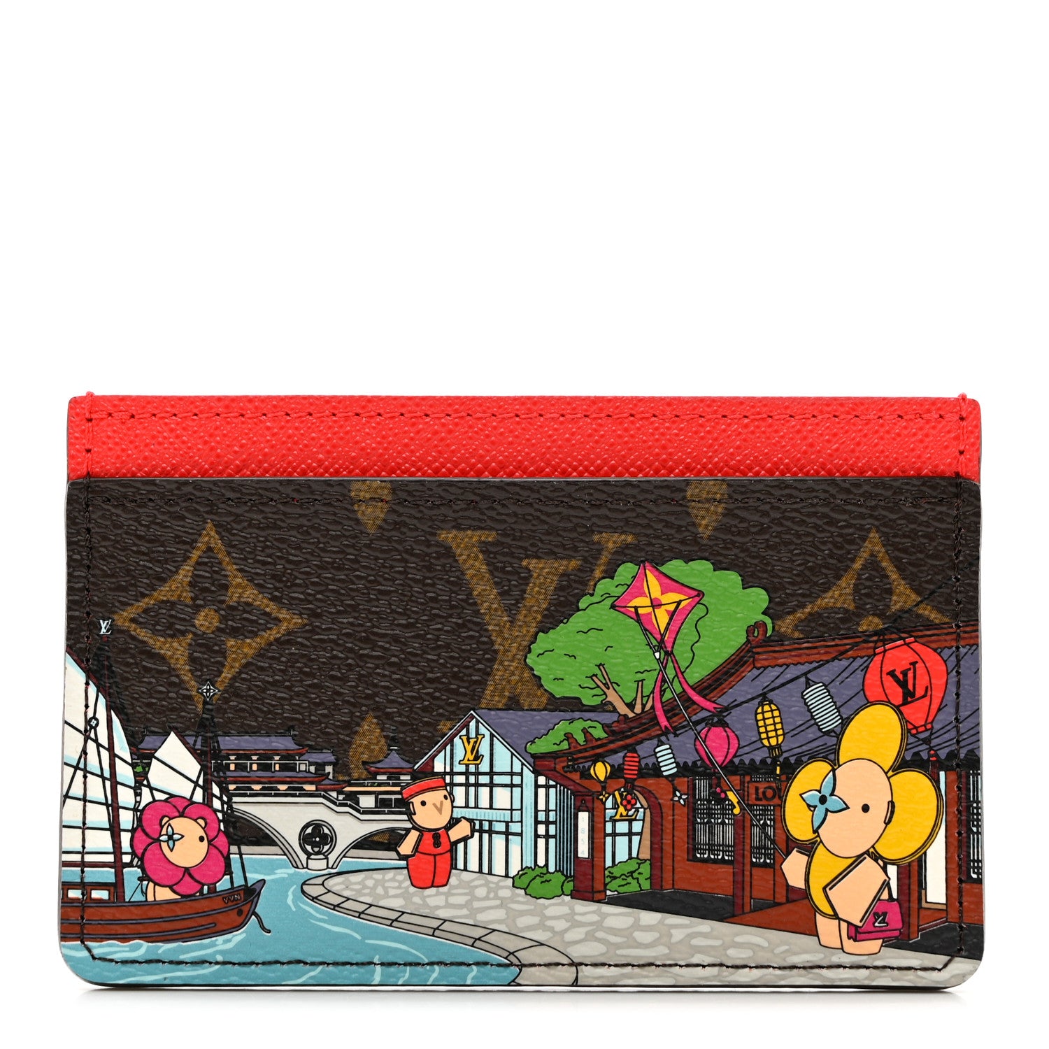 Louis Vuitton Monogram Christmas 2022 Animation China Chengdu Boutique Cardholder 1 of 7