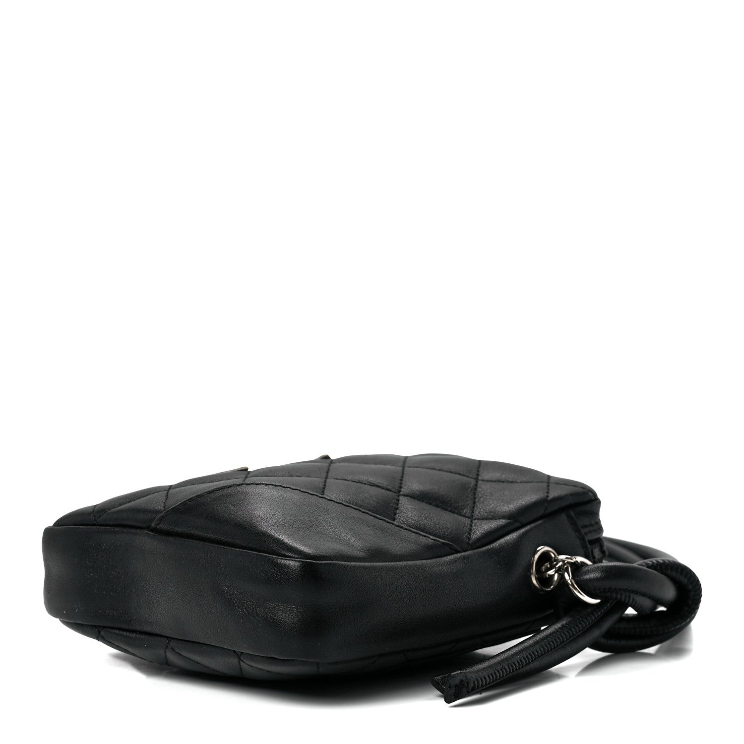 Chanel Calfskin Quilted Small Cambon Messenger Black White 9 of 11