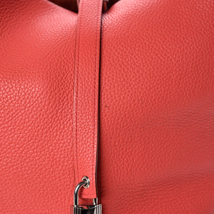Hermes Taurillon Clemence Picotin Lock 26 GM Bougainvillea 13 of 13