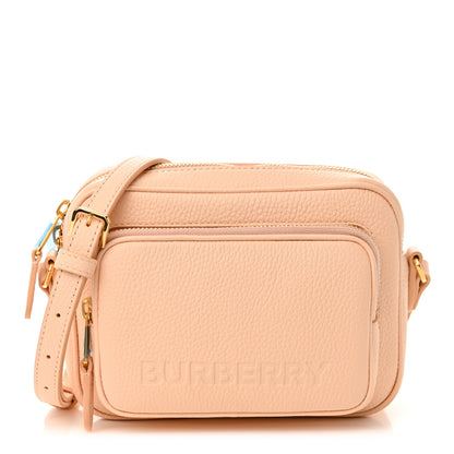 Burberry Grained Calfskin Small Camera Bag Peach Pink 1 of 11