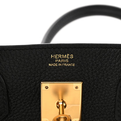 Hermes Togo Birkin 30 Black 6 of 12