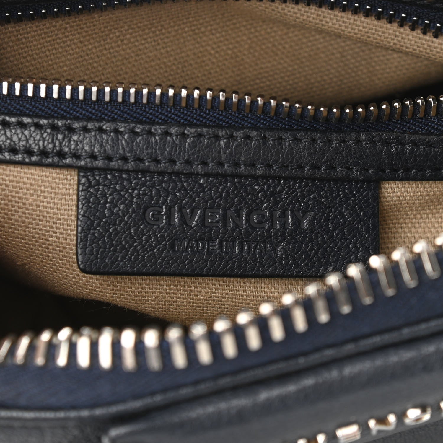 Givenchy Sugar Goatskin Mini Antigona Navy 6 of 12
