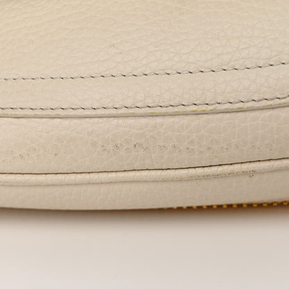 Tom Ford Grained Calfskin Medium Double Strap Jennifer Crossbody Chalk 13 of 14