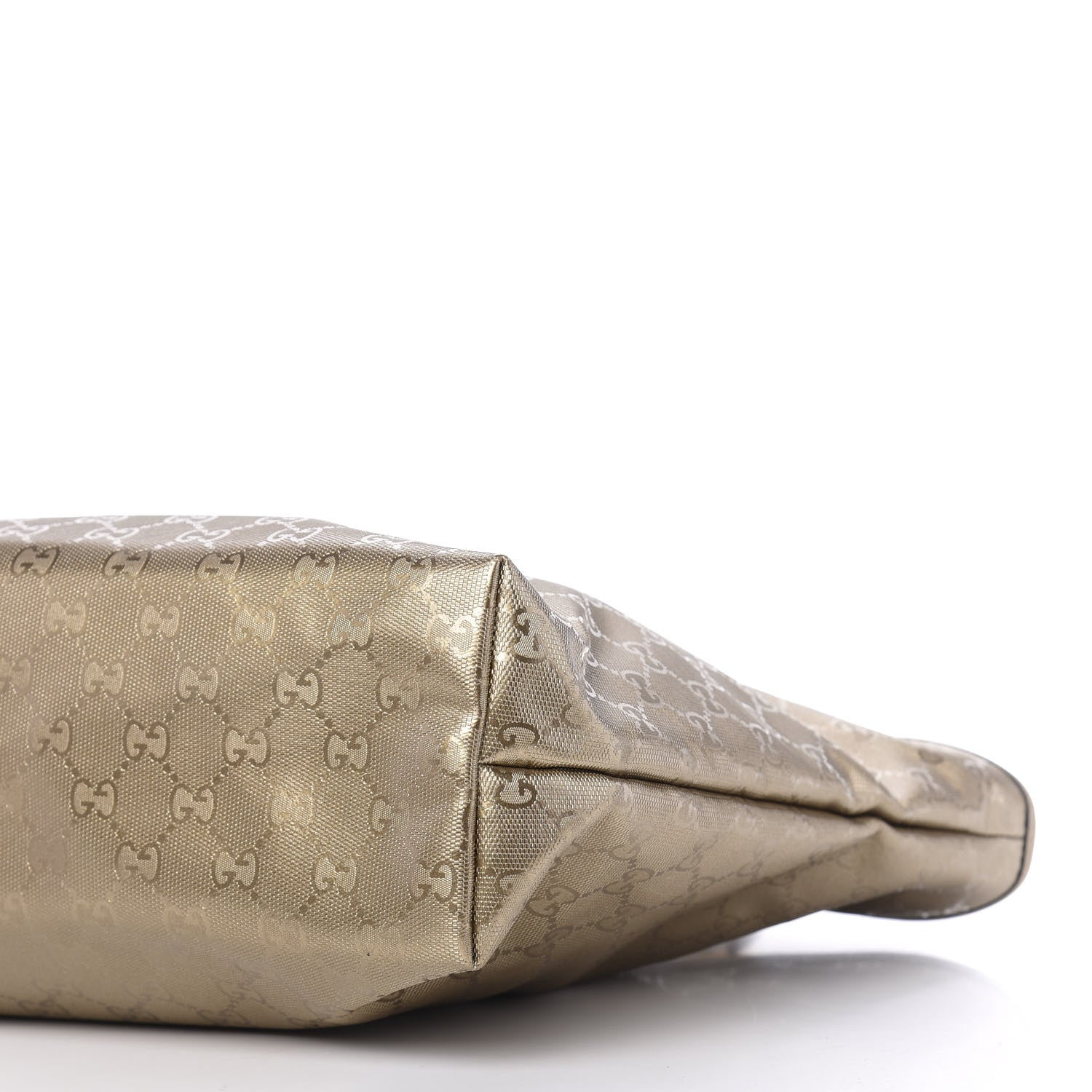 Gucci Imprime Monogram Medium Zippered Shopping Tote Champagne 10 of 11