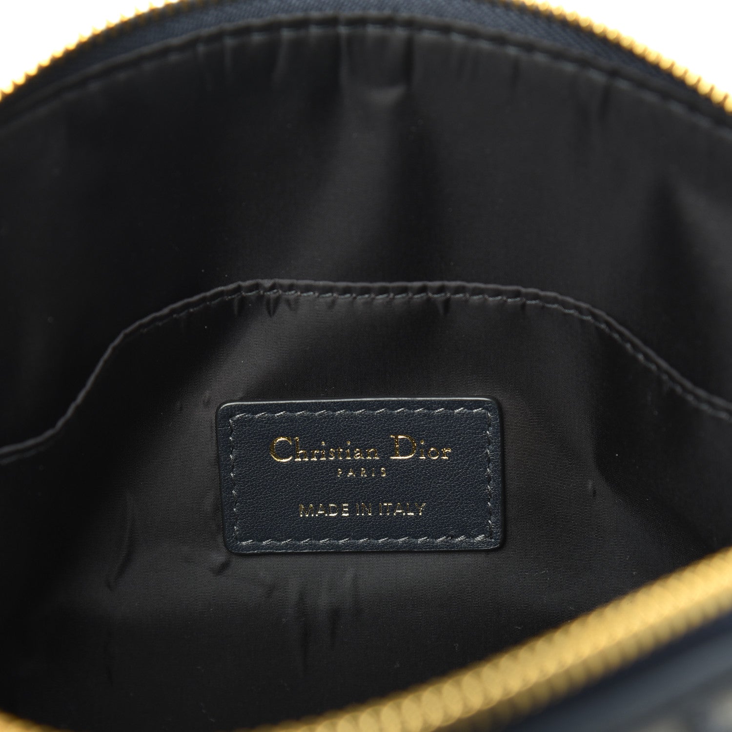 Christian Dior Oblique 30 Montaigne Cosmetic Pouch Blue 6 of 6