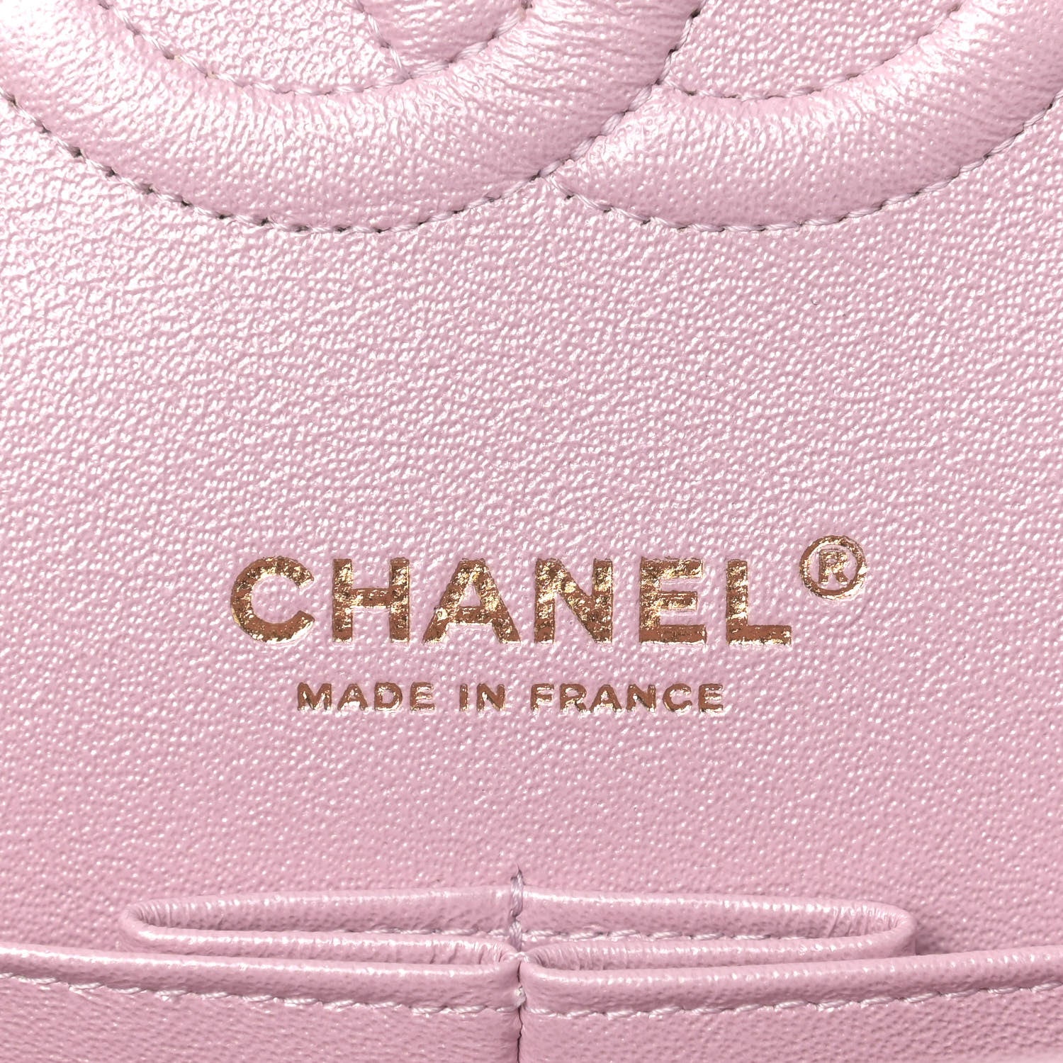 Chanel Iridescent Calfskin Quilted Medium Double Flap Light Pink 6 of 11