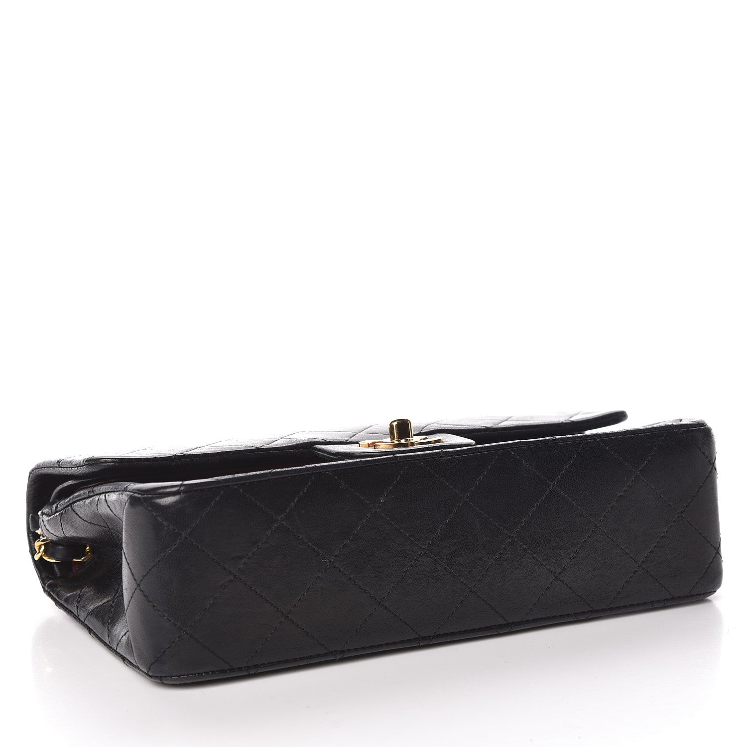 Chanel Lambskin Quilted Small Double Flap Black 4 of 17