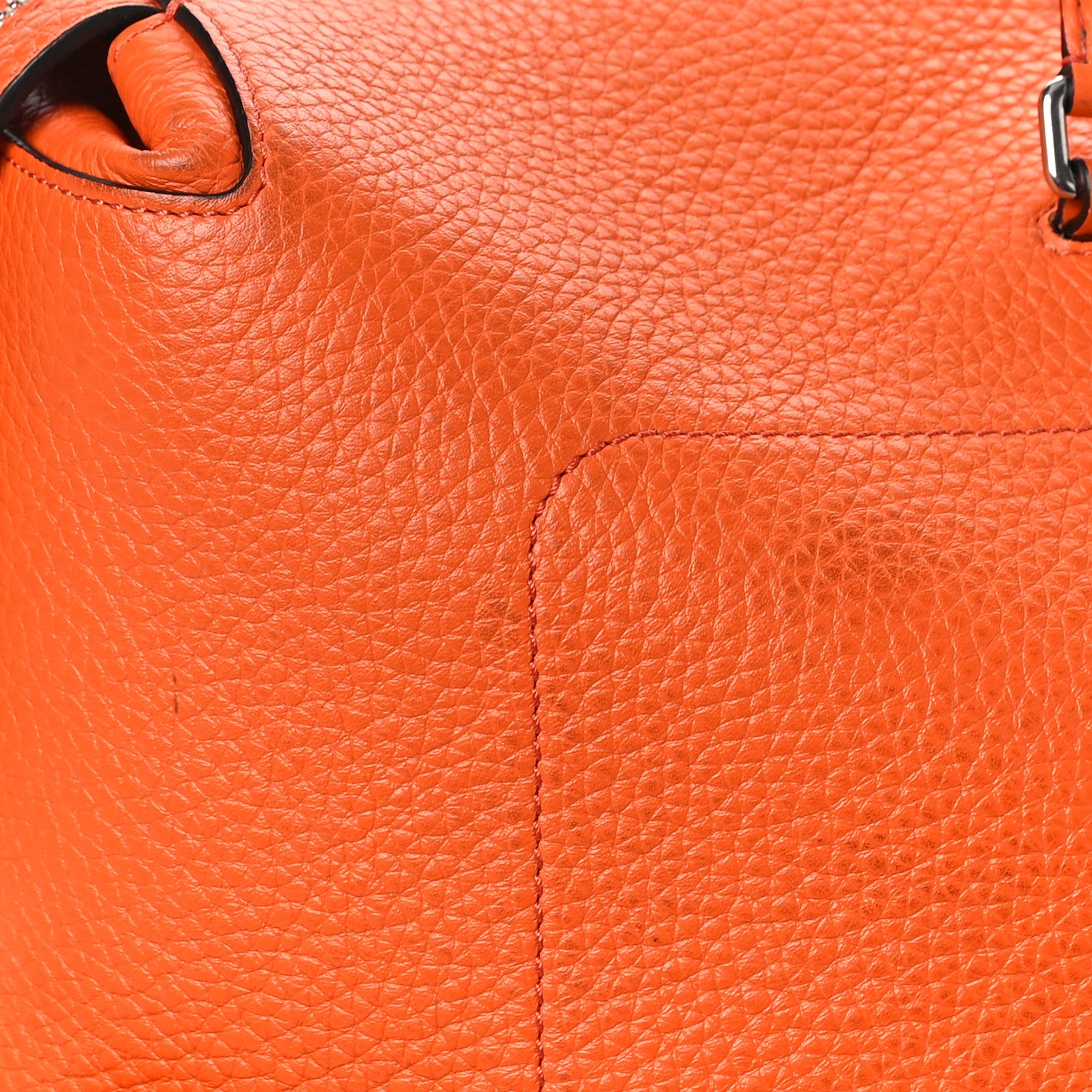 Mulberry Heavy Grain Calfskin City Weekender Duffle Bag Orange 16 of 20