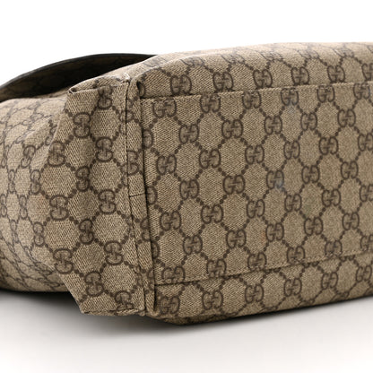 Gucci GG Plus Monogram Messenger Diaper Bag Dark Brown 9 of 26