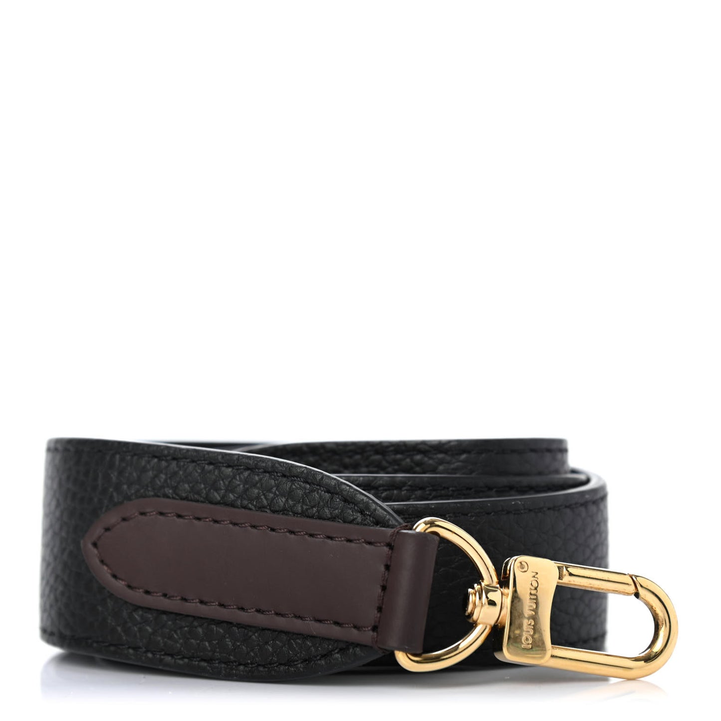 Calfskin Jersey Shoulder Strap Black