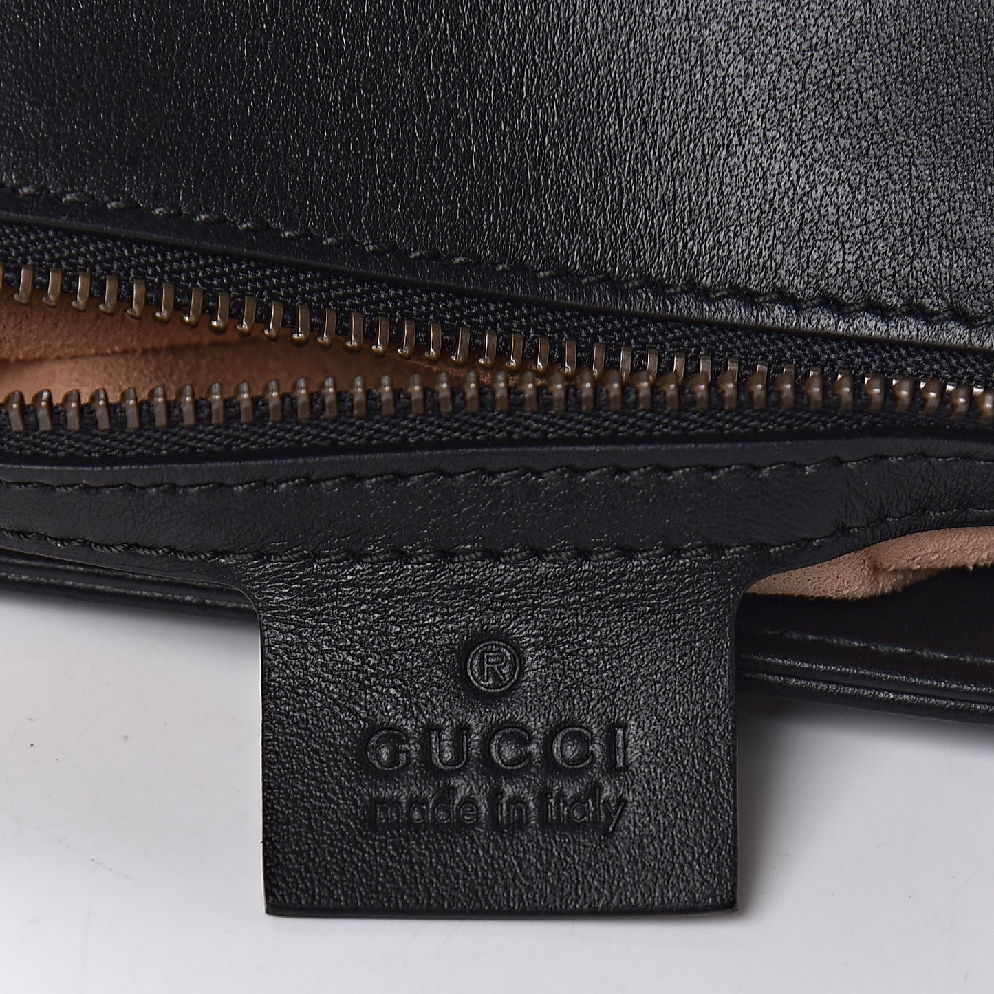 Calfskin Matelasse Small GG Marmont Shoulder Bag Black