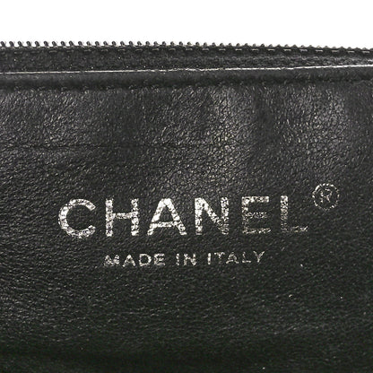 Chanel Glazed Calfskin East West Modern Chain Tote Black 6 of 9