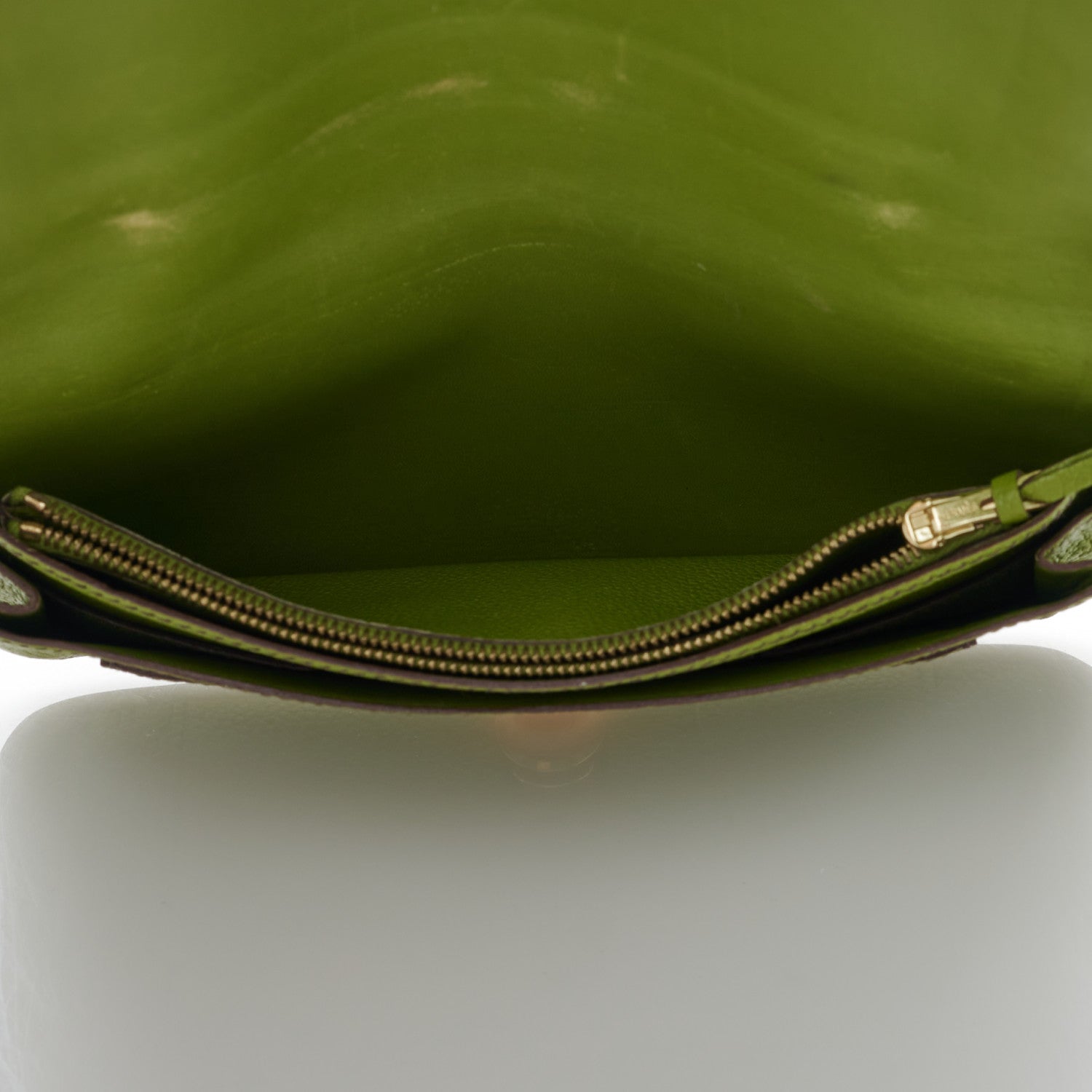 Hermes Togo Dogon Duo Wallet Vert Anis 5 of 12