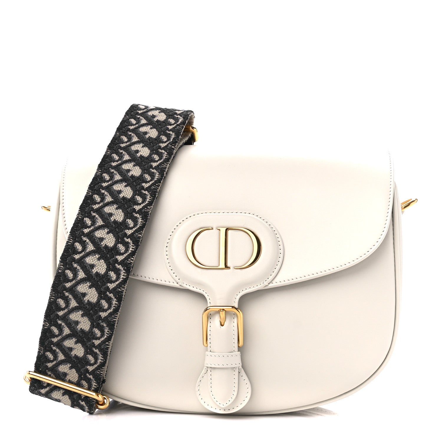 Christian Dior Box Calfskin Large Bobby Flap White 1 of 9
