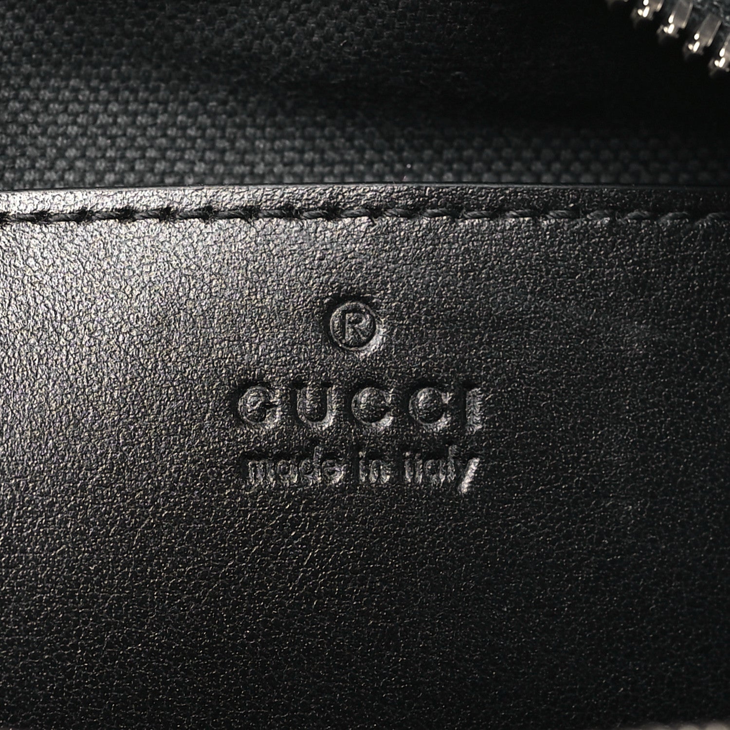 Gucci Calfskin Matelasse Monochrome Small GG Marmont Chain Shoulder Bag Black 6 of 10