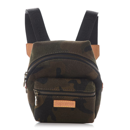 Louis Vuitton X SUPREME Camouflage Nano Apollo Backpack Bag Charm 1 of 9