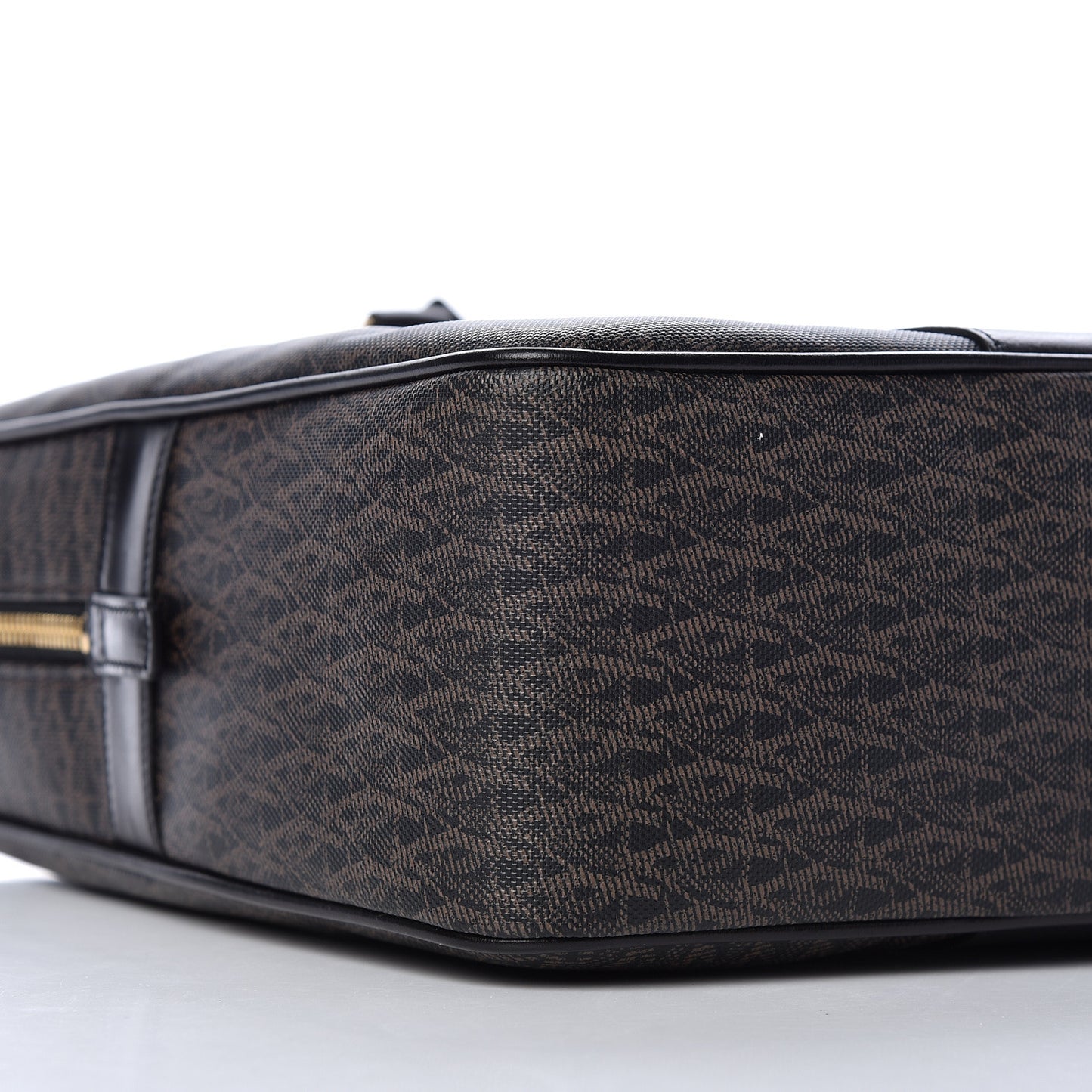 Toile Classic Monogram Rodeo Briefcase Black