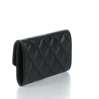 Chanel Aged Calfskin Quilted Reissue Flap Card Holder Black 3 of 8