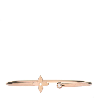 Louis Vuitton 18K Pink Gold Diamond Idylle Blossom Twist Bracelet 1 of 4