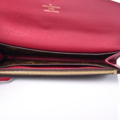 Louis Vuitton Monogram Emilie Wallet Fuchsia 5 of 7