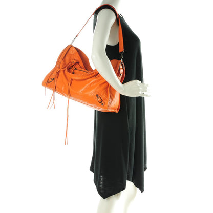 Balenciaga Agneau Classic Hardware City Tangerine 2 of 7