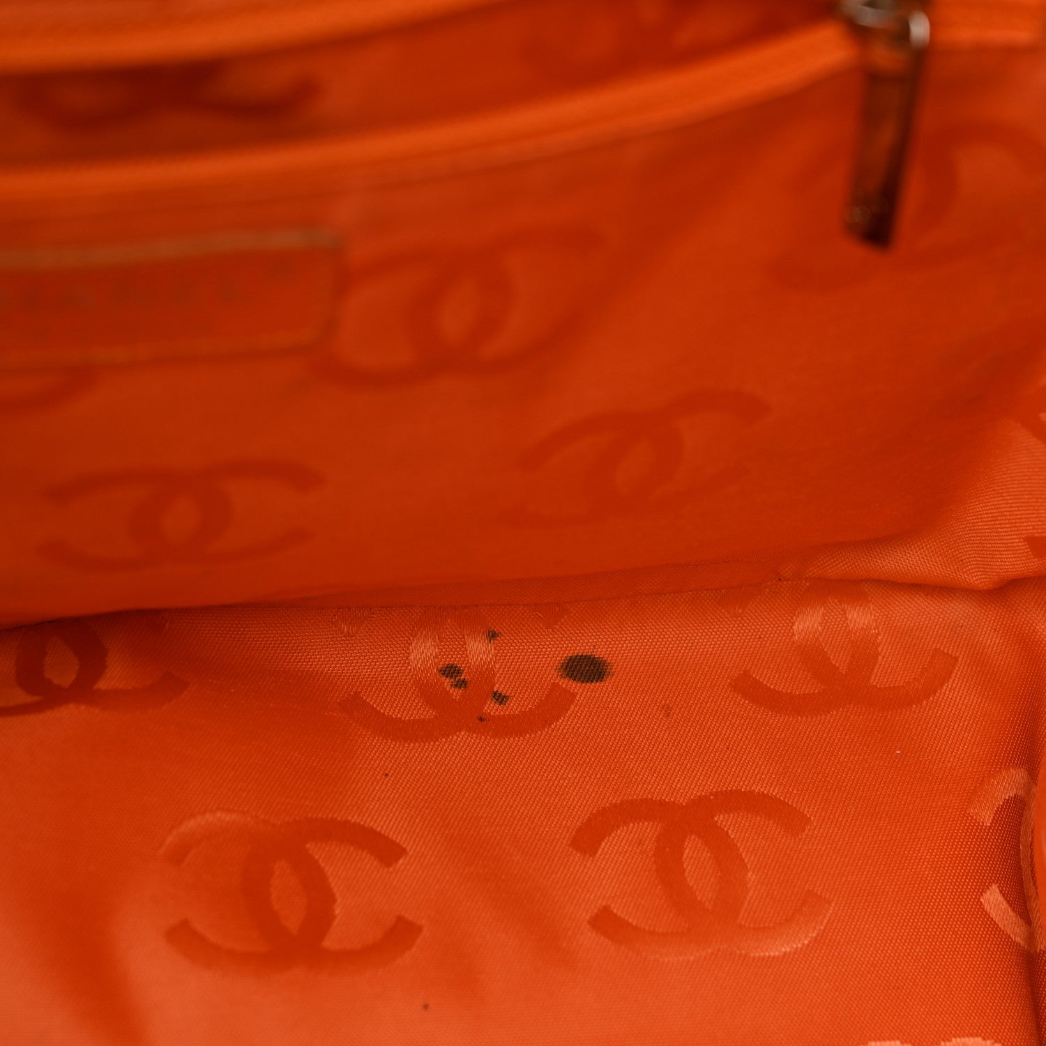 Chanel Calfskin Quilted Large Cambon Flap Brown Beige 11 of 17