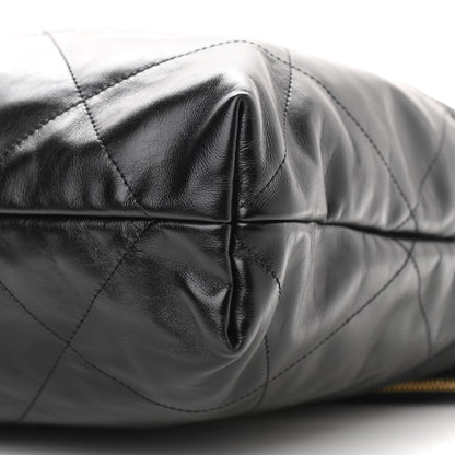 Chanel Shiny Calfskin Quilted Chanel 22 Black 11 of 11