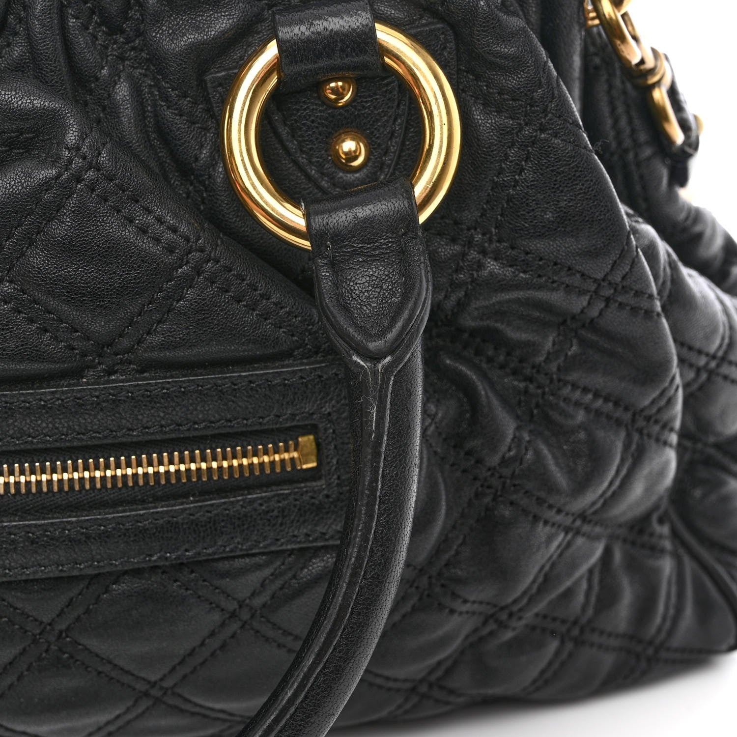 Marc Jacobs Calfskin Quilted Stam Black 16 of 19
