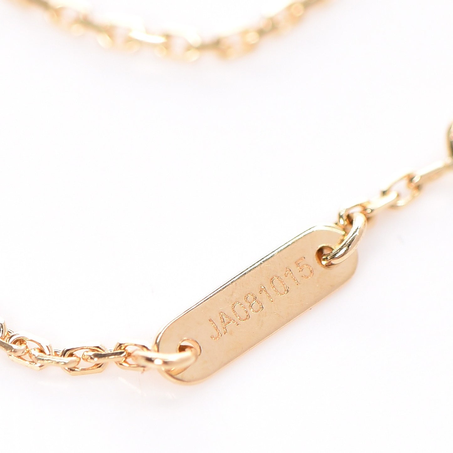18K Yellow Gold Mother of Pearl Sweet Alhambra Bracelet